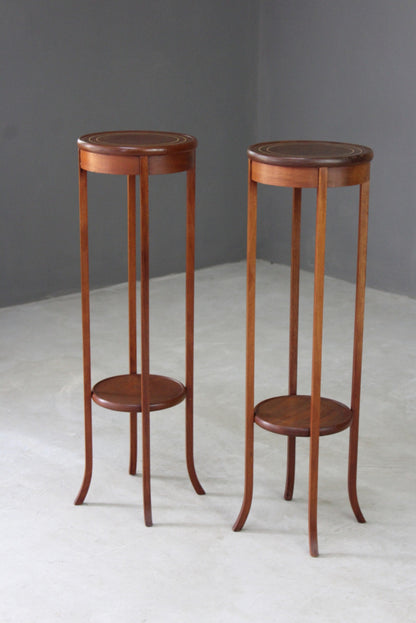 Pair Plant Stands - Kernow Furniture