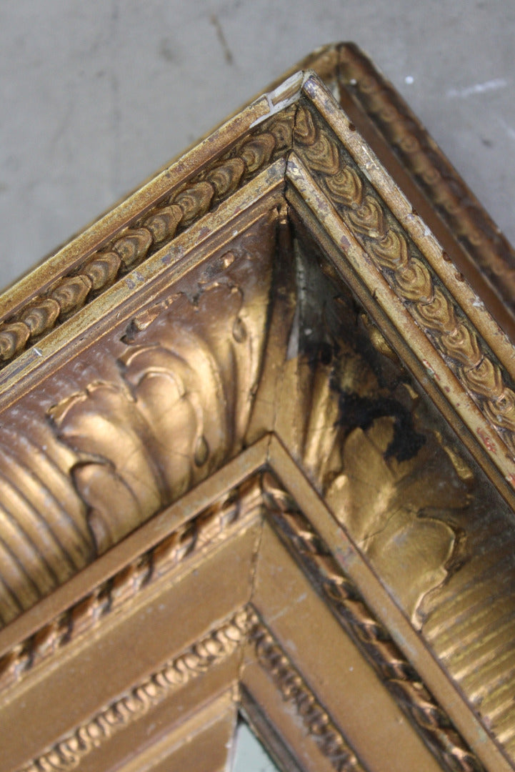 Small Antique Gilt Mirror - Kernow Furniture