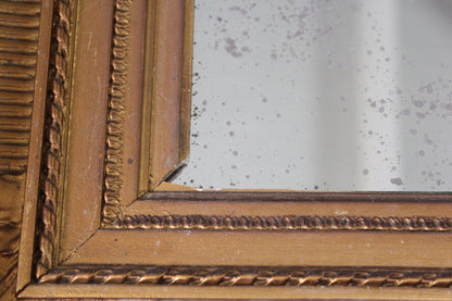 Small Antique Gilt Mirror - Kernow Furniture