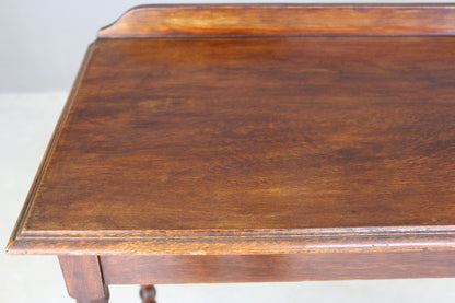 Early 20th Century Oak Bobbin Turned Serving Table - Kernow Furniture