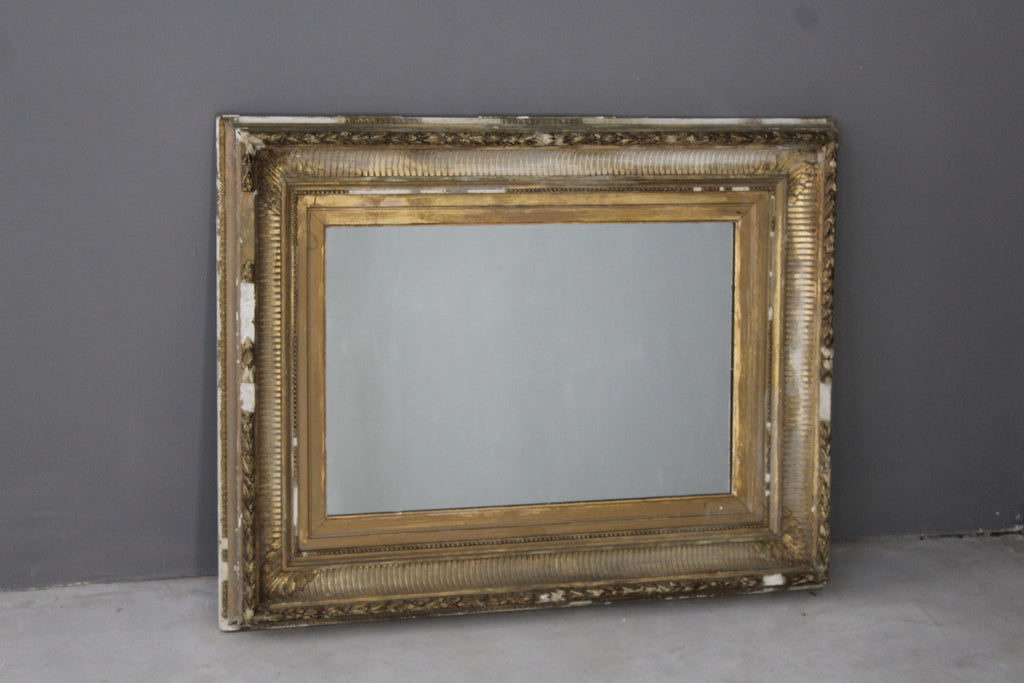 Antique Giltwood Mirror - Kernow Furniture