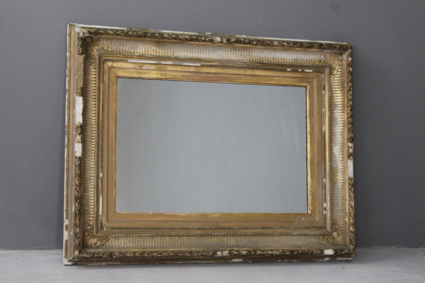 Antique Giltwood Mirror - Kernow Furniture