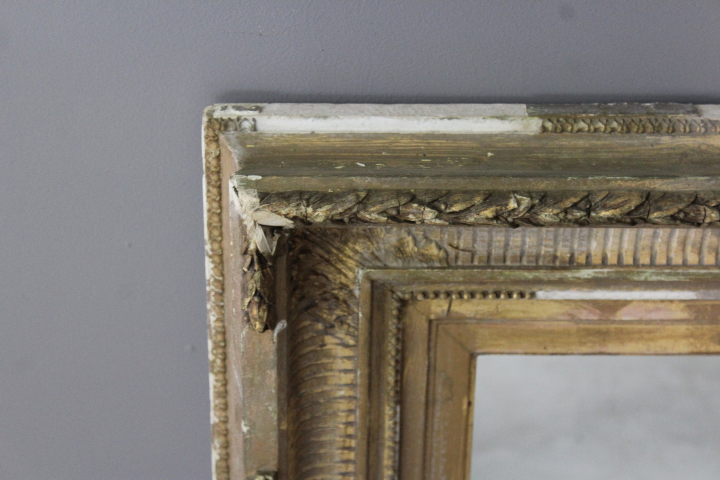 Antique Giltwood Mirror - Kernow Furniture