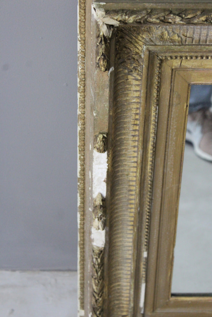 Antique Giltwood Mirror - Kernow Furniture