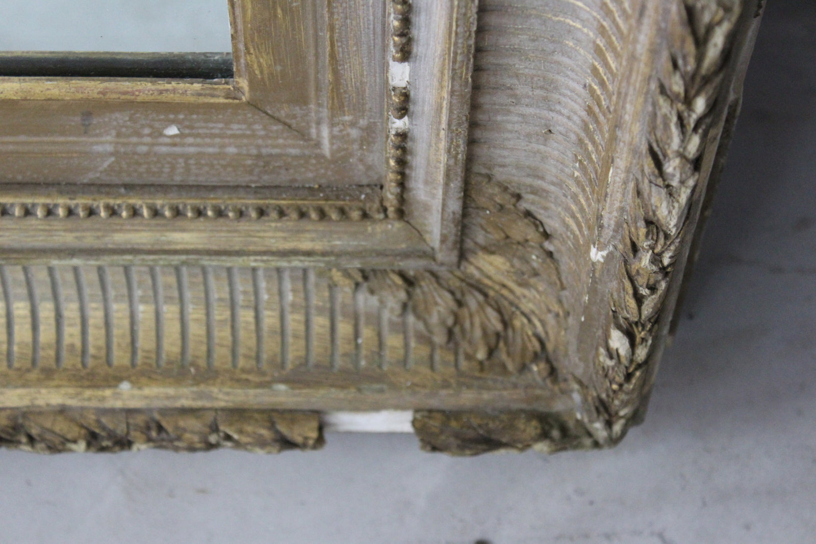 Antique Giltwood Mirror - Kernow Furniture