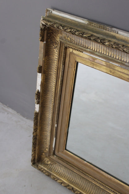 Antique Giltwood Mirror - Kernow Furniture