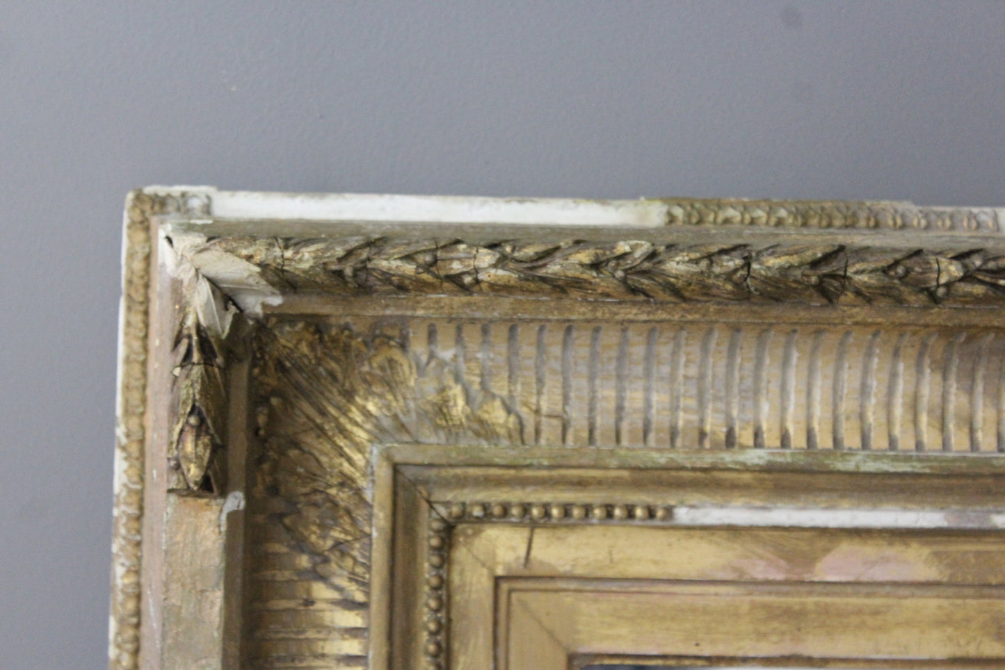 Antique Giltwood Mirror - Kernow Furniture