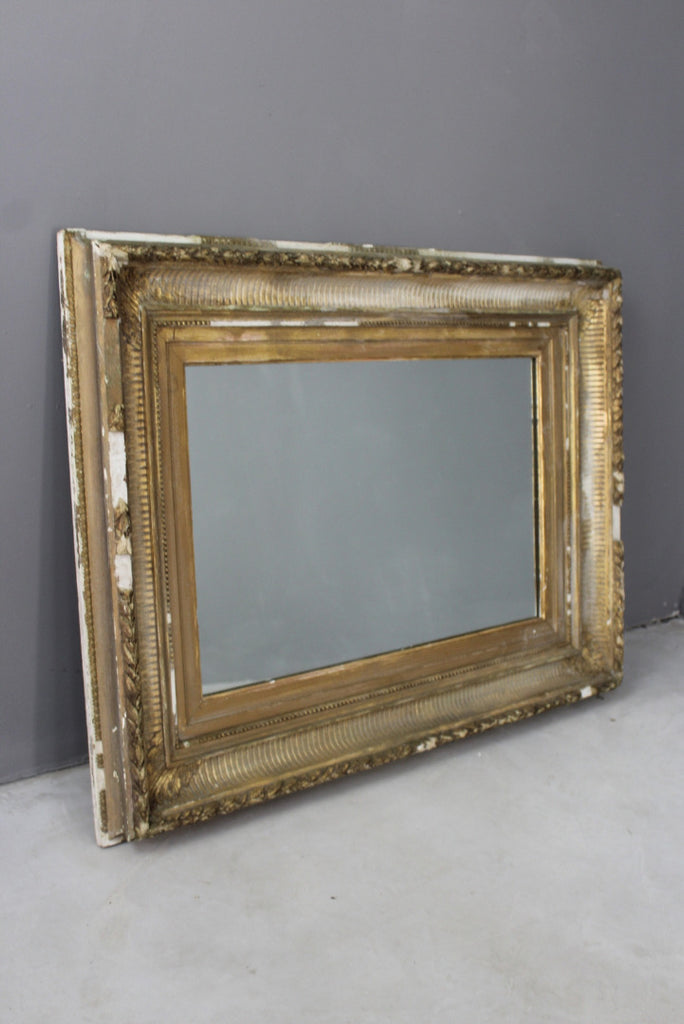 Antique Giltwood Mirror - Kernow Furniture