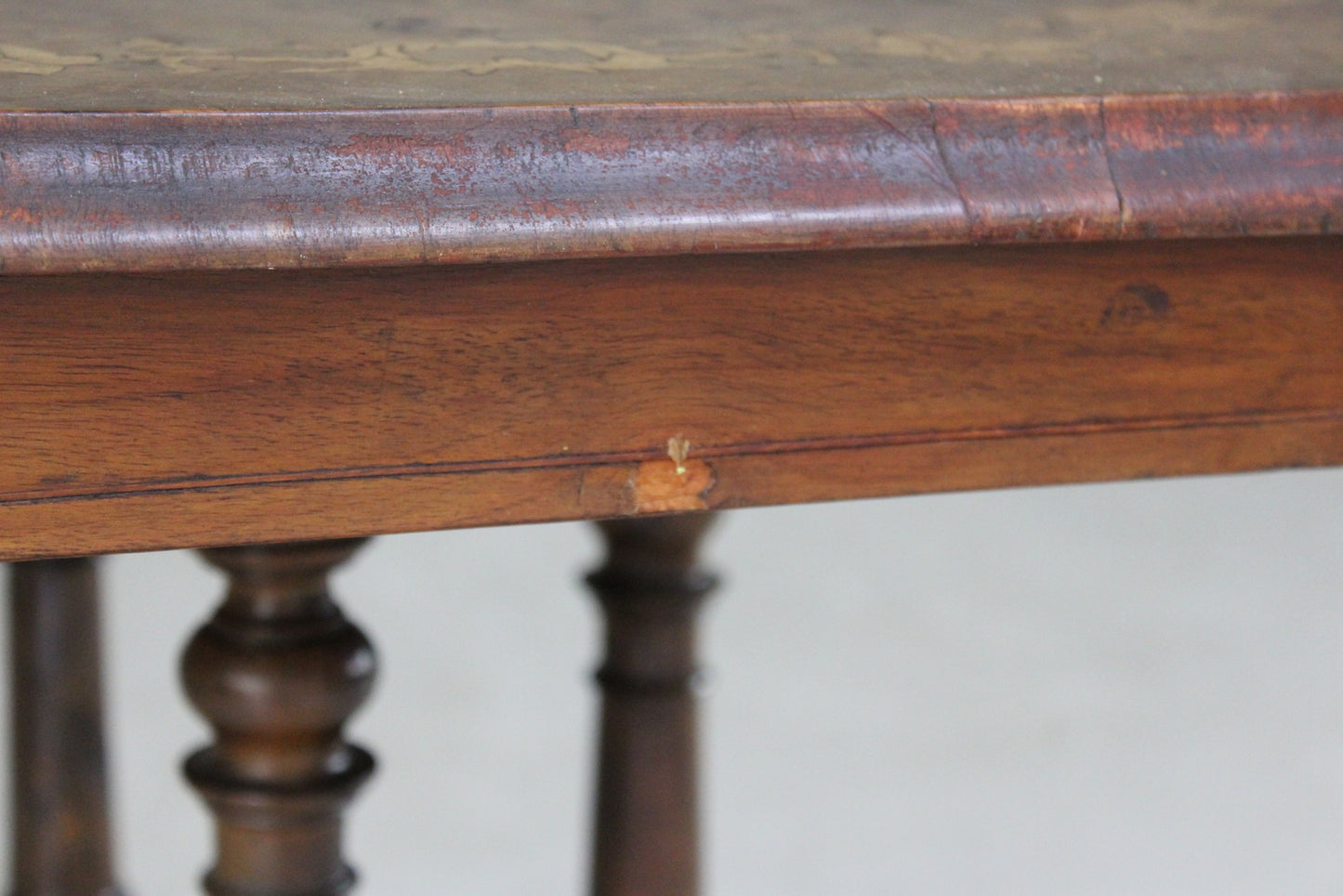 Victorian Octagonal Marquetry Occasional Table - Kernow Furniture