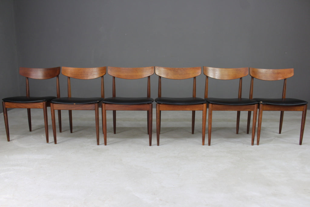 6 Retro E Gomme Dining Chairs - Kernow Furniture
