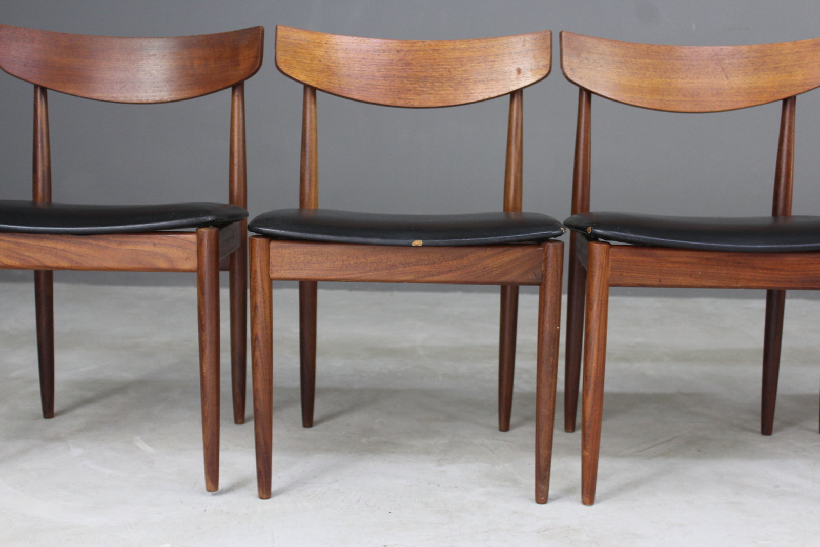 6 Retro E Gomme Dining Chairs - Kernow Furniture