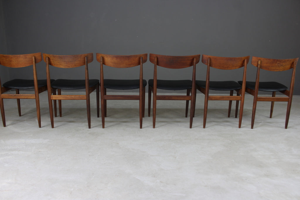 6 Retro E Gomme Dining Chairs - Kernow Furniture