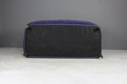 Antique Blue Upholstered Chesterfield Sofa - Kernow Furniture