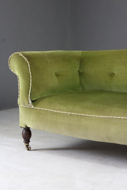 Small Green Chesterfield Sofa - Kernow Furniture