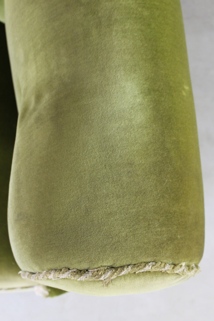 Small Green Chesterfield Sofa - Kernow Furniture