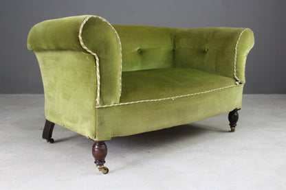 Small Green Chesterfield Sofa - Kernow Furniture