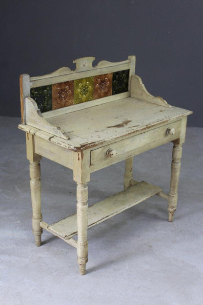 Victorian Painted Pine Washstand - Kernow Furniture