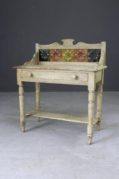 Victorian Painted Pine Washstand - Kernow Furniture