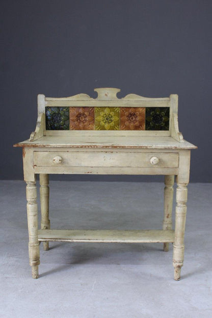 Victorian Painted Pine Washstand - Kernow Furniture