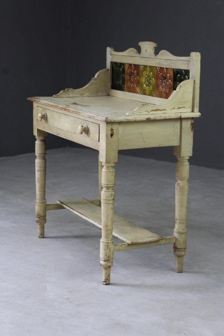 Victorian Painted Pine Washstand - Kernow Furniture