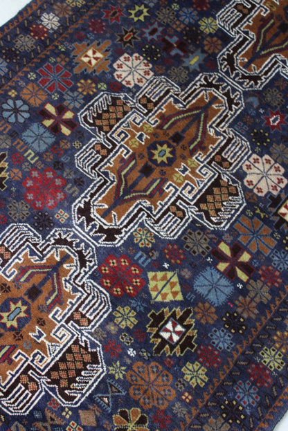 Afghan Belouch Rug - Kernow Furniture