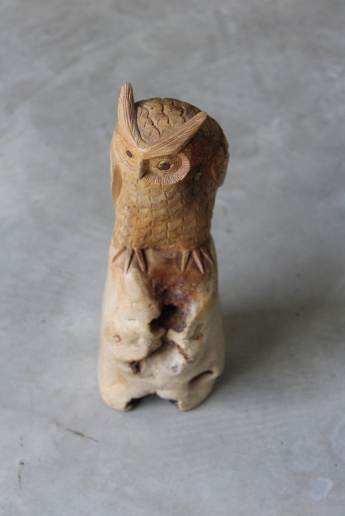 Carved Owl Ornament - Kernow Furniture