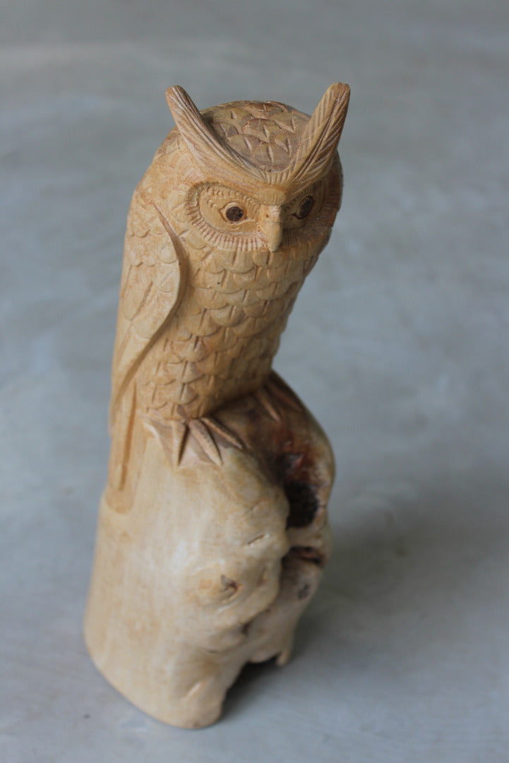 Carved Owl Ornament - Kernow Furniture