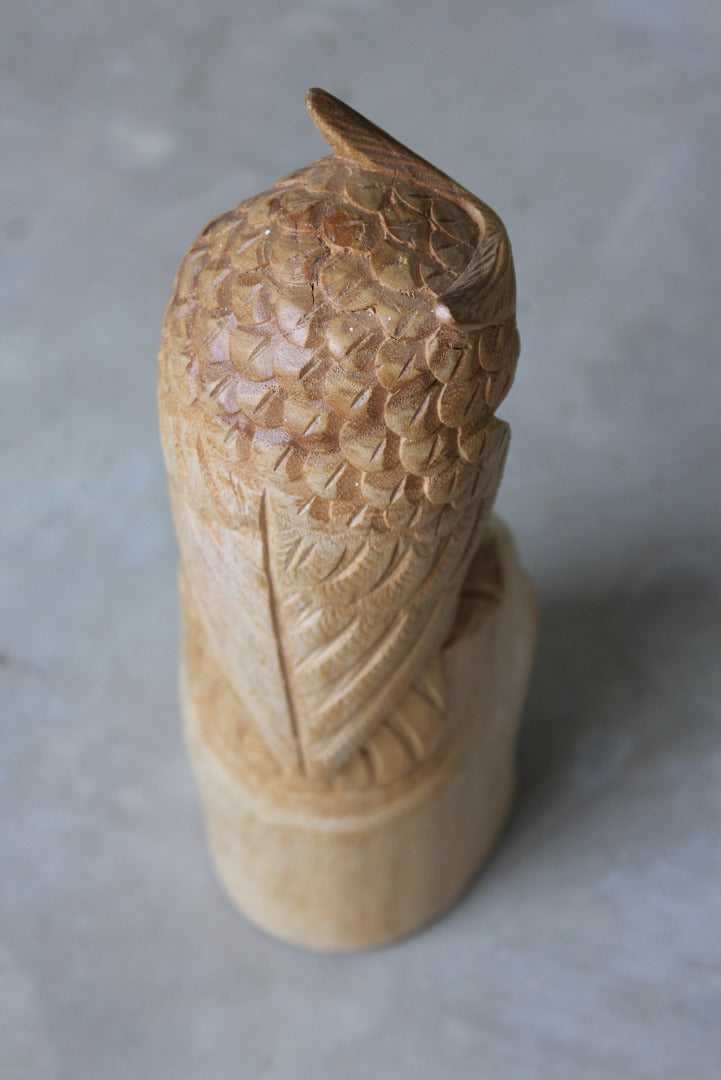 Carved Owl Ornament - Kernow Furniture