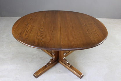 Ercol Draw Leaf Extending Dining Table - Kernow Furniture