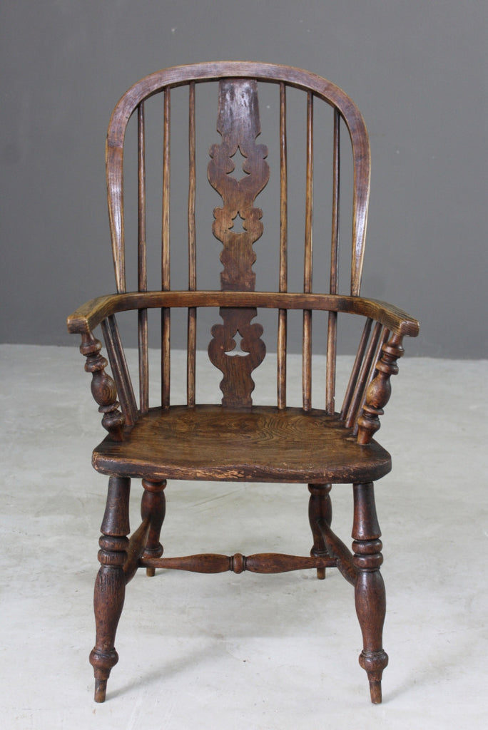 Antique Elm Windsor Chair - Kernow Furniture