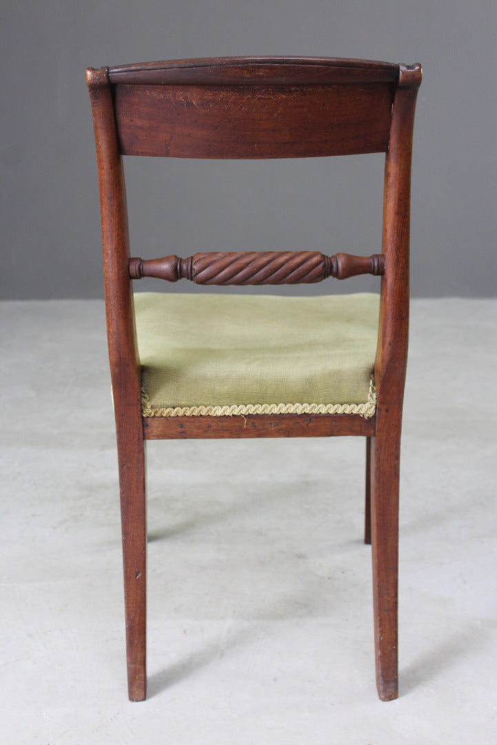 Single Antique Rope Twist Dining Chair - Kernow Furniture