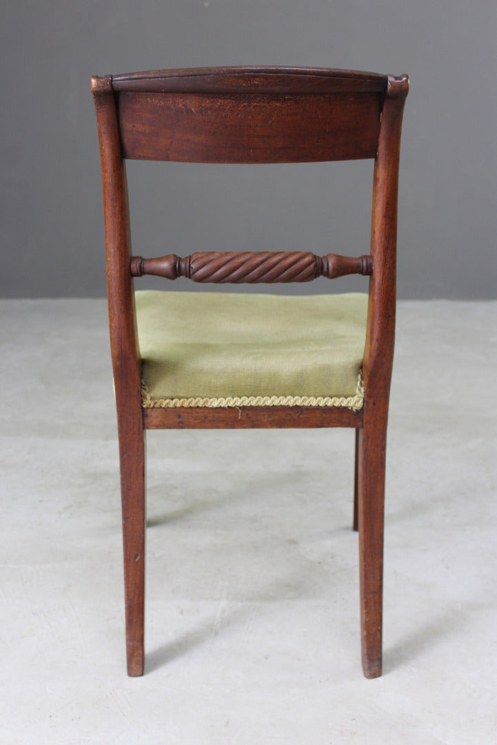 Single Antique Rope Twist Dining Chair - Kernow Furniture