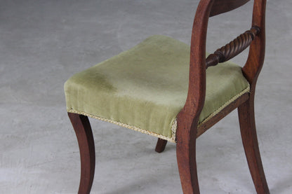 Single Antique Rope Twist Dining Chair - Kernow Furniture