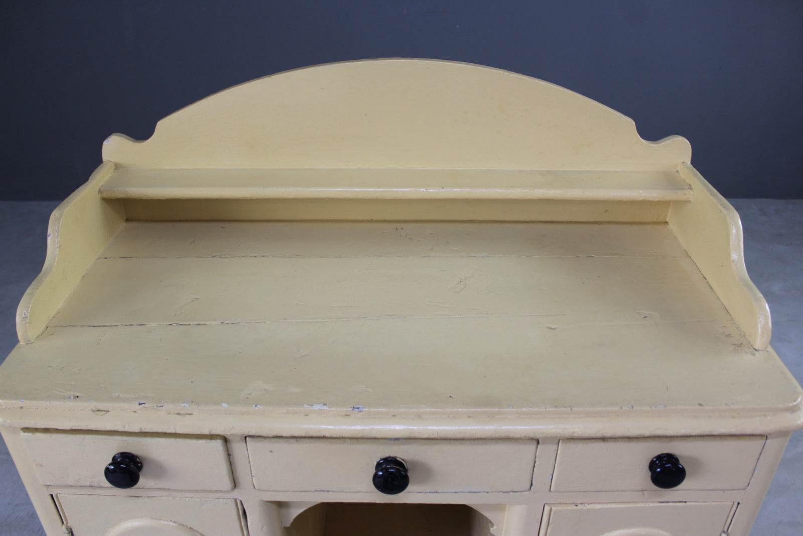 Antique Painted Pine Sideboard - Kernow Furniture