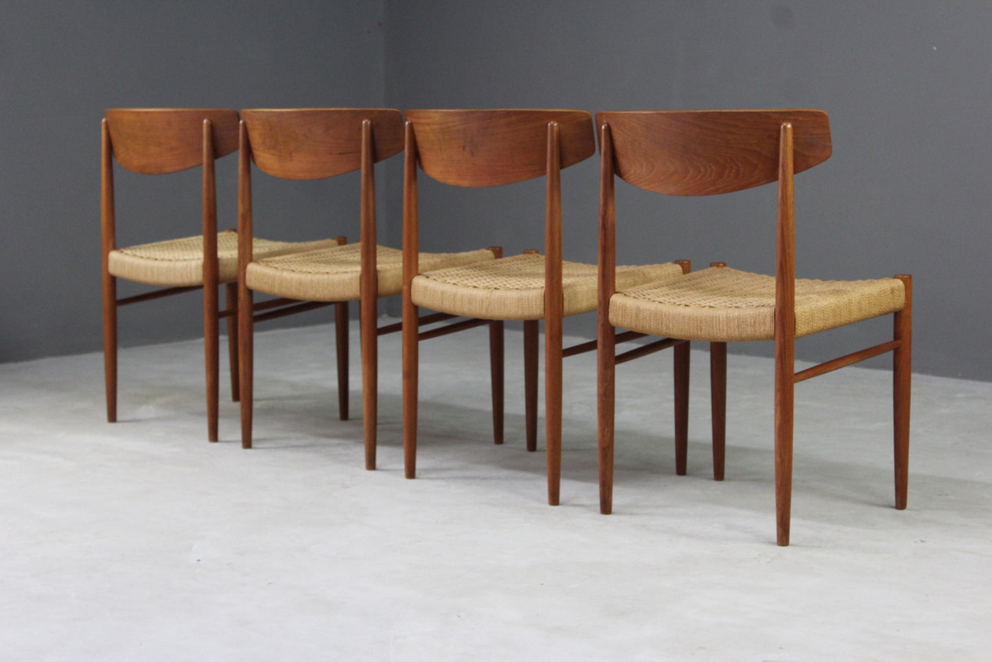 4 AM Mobler 501 Danish Dining Chairs - Kernow Furniture