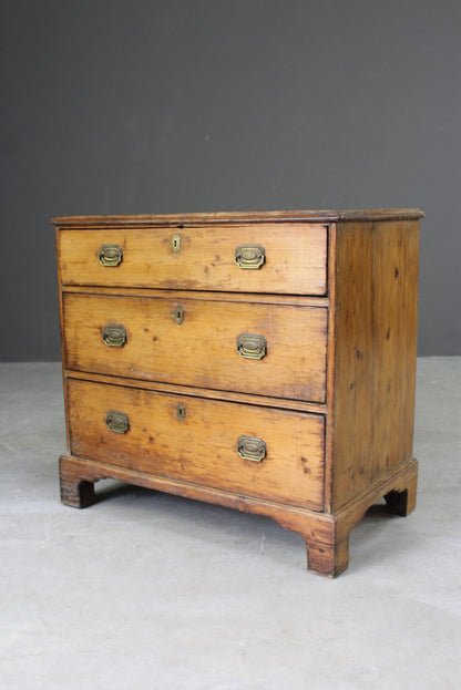 Antique Pine Chest of Drawers - Kernow Furniture