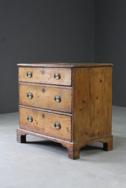 Antique Pine Chest of Drawers - Kernow Furniture