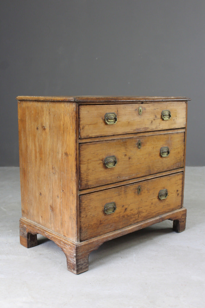 Antique Pine Chest of Drawers - Kernow Furniture