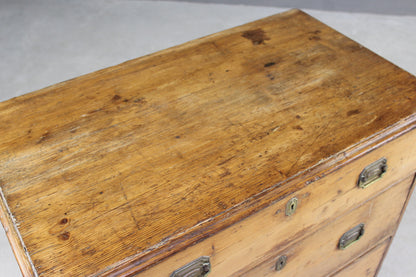 Antique Pine Chest of Drawers - Kernow Furniture