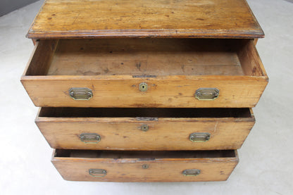 Antique Pine Chest of Drawers - Kernow Furniture