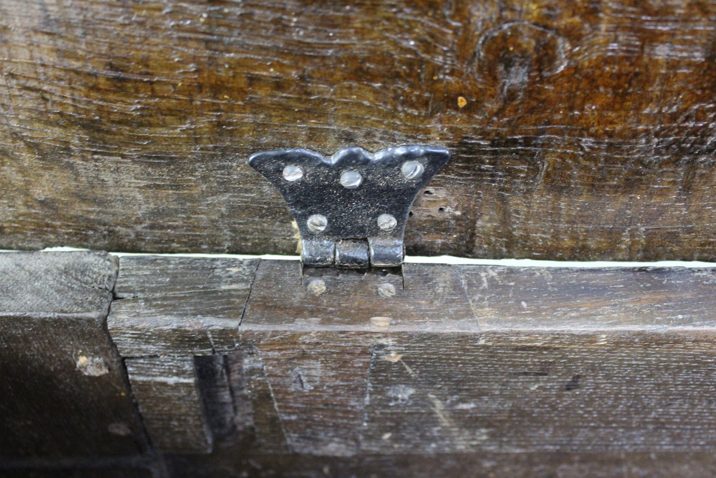 Antique 17th Century Charles II Oak Chest - Kernow Furniture