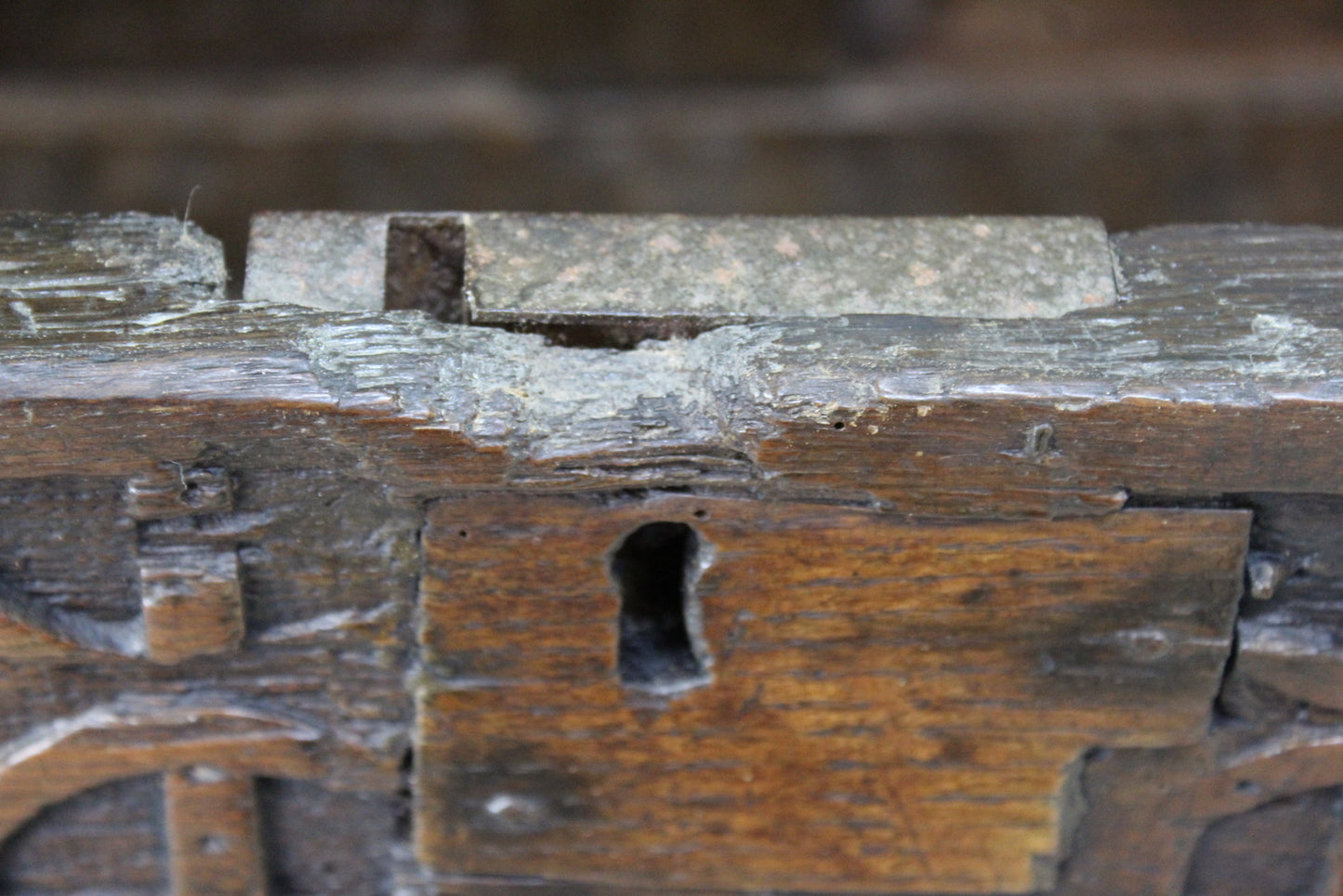 Antique 17th Century Charles II Oak Chest - Kernow Furniture