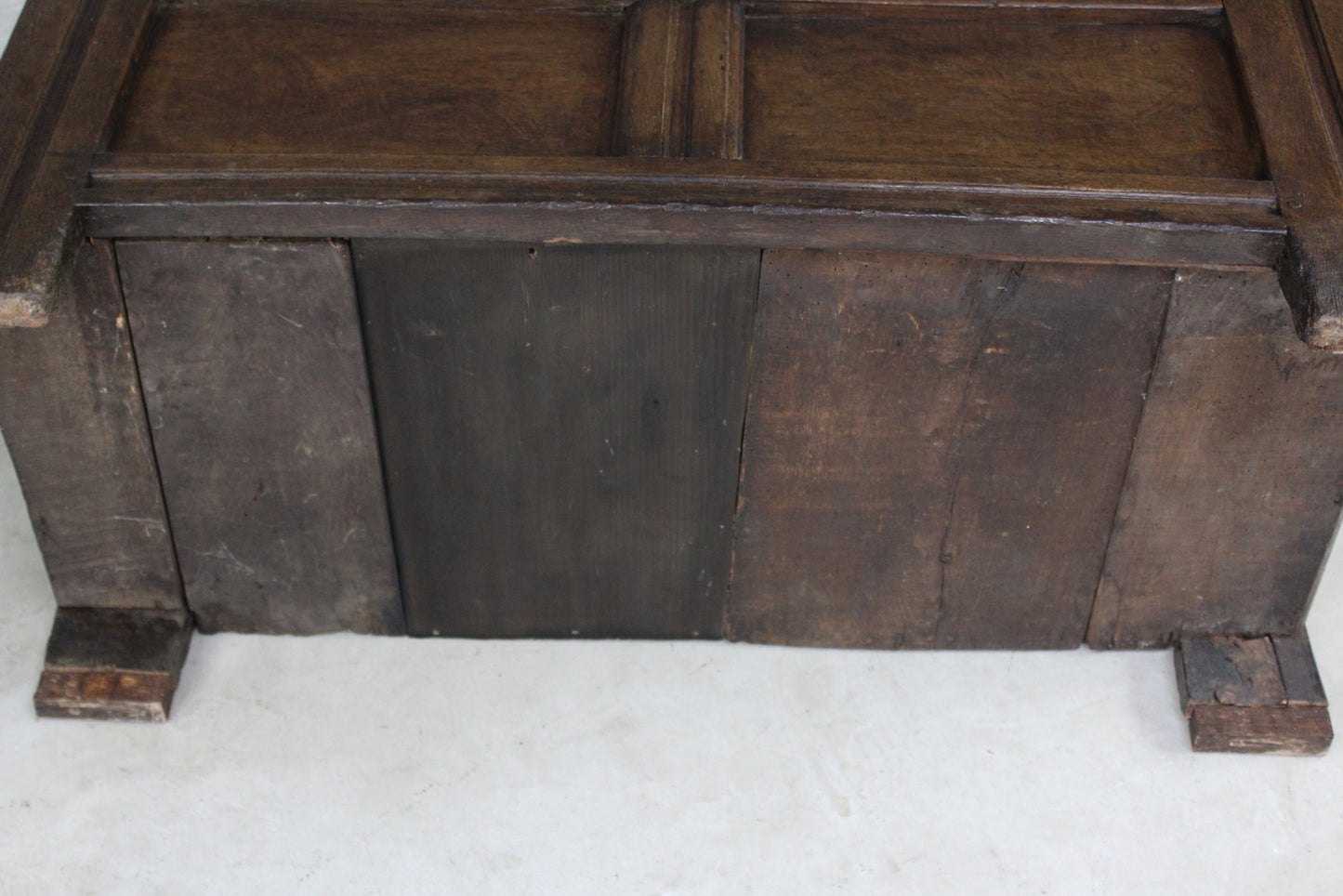 Antique 17th Century Charles II Oak Chest - Kernow Furniture