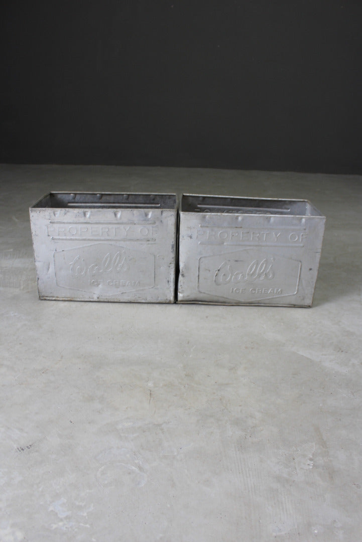 Pair Walls Aluminium Tubs - Kernow Furniture