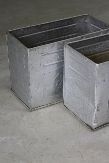 Pair Walls Aluminium Tubs - Kernow Furniture