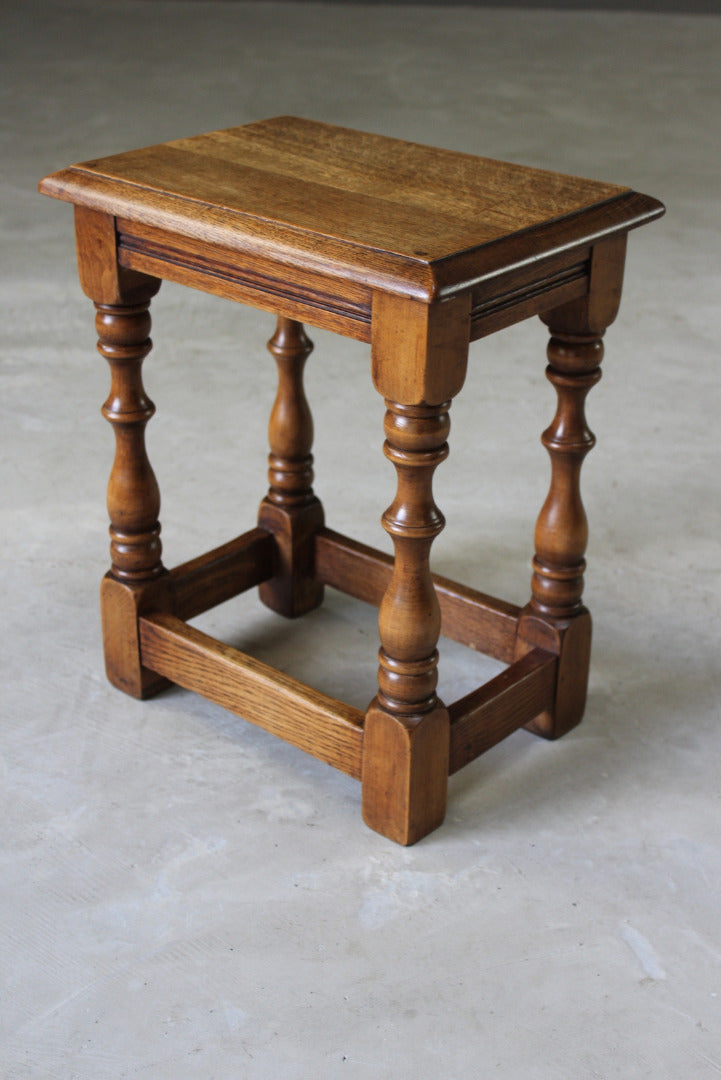 Oak Joint Stool - Kernow Furniture