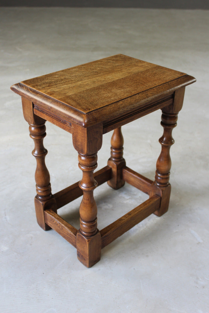 Oak Joint Stool - Kernow Furniture