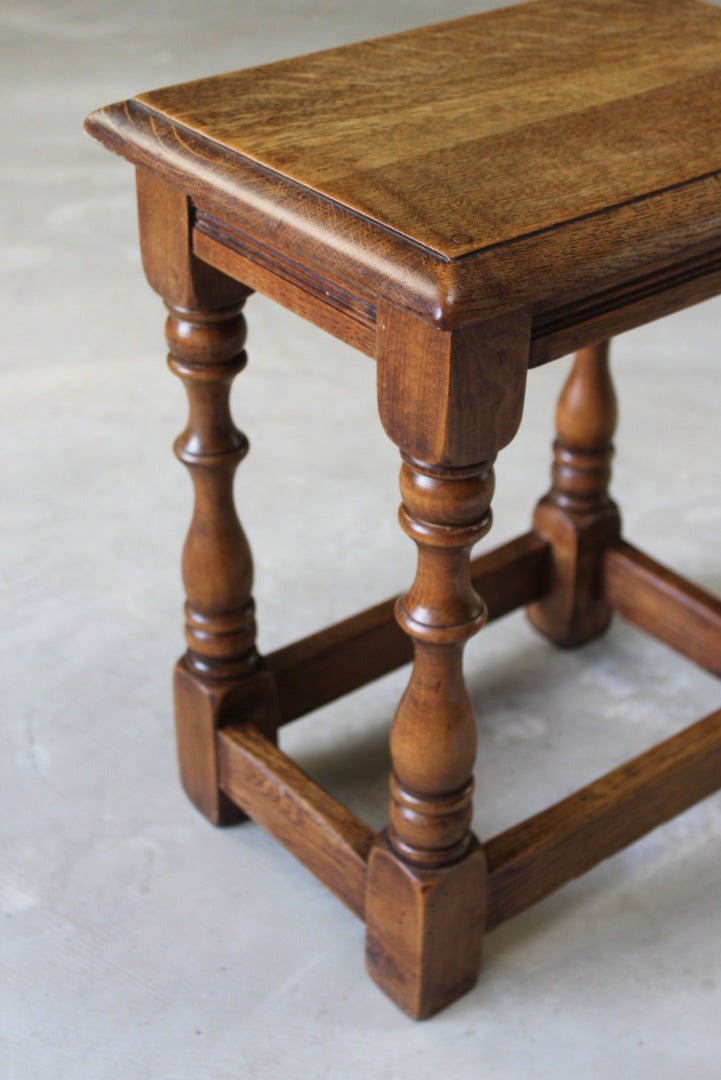 Oak Joint Stool - Kernow Furniture