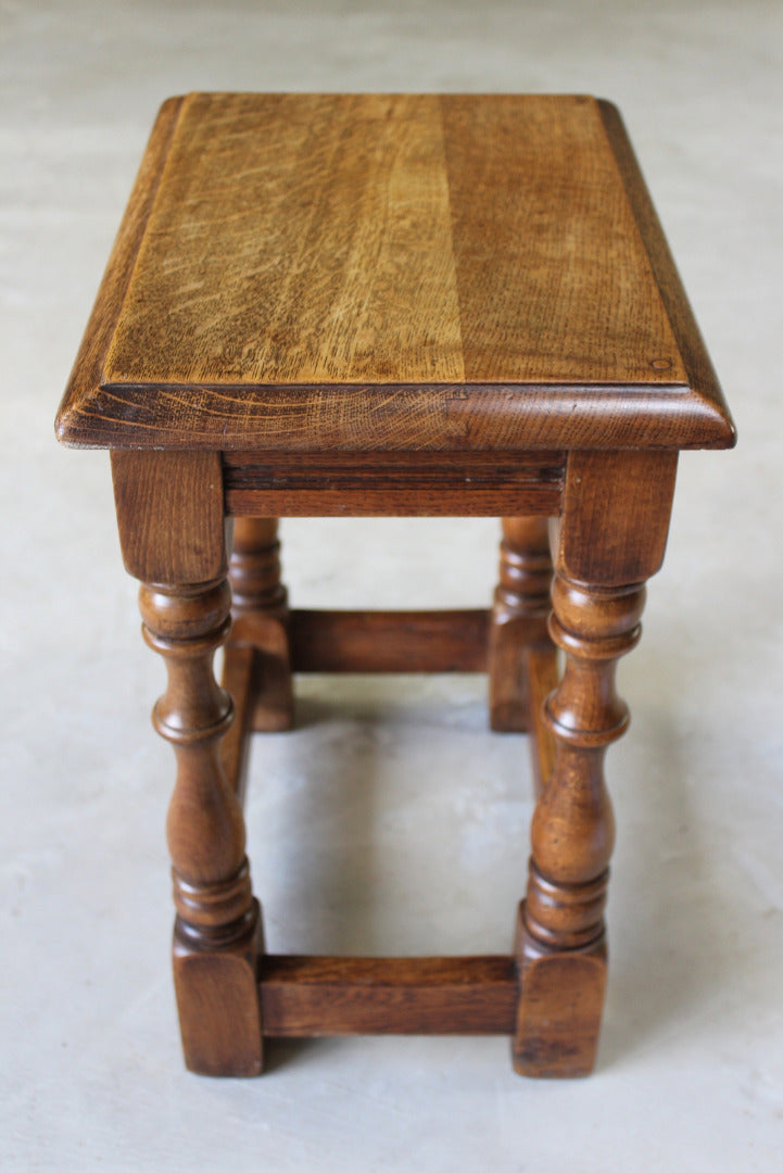 Oak Joint Stool - Kernow Furniture