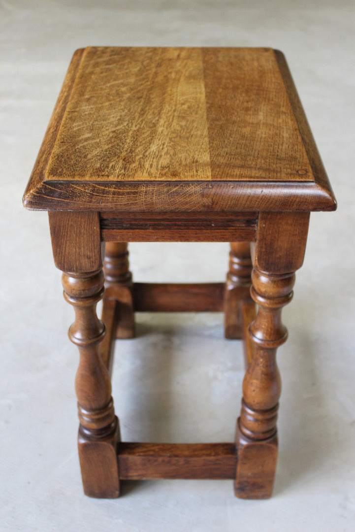 Oak Joint Stool - Kernow Furniture